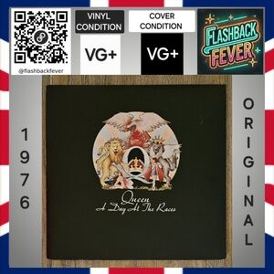 QUEEN•A Day at the Races•Elektra (#6E-101)•Sp Pressing, Gatefold)•US